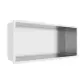 Półka wnękowa Wall Box 45 x 20 x 10 cm stal nierdzewna szczotkowana z kołnierzem